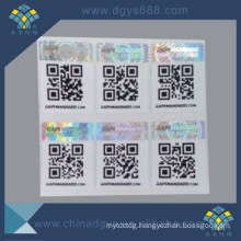 Qr Code Random Numbers Hologram Laser Sticker Printing